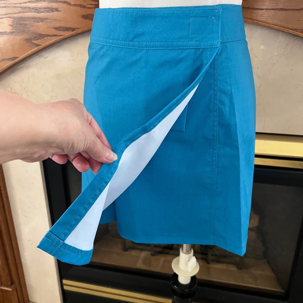 RipSkirt Hawaii Blue‎ Lightweight Velcro Waist Wrap Skirt Size Small - Picture 3 of 8